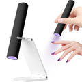 Mini UV LED Nail Lamp – Portable Cordless Gel Nail Dryer | Handheld with Foldable Stand, USB Rechargeable — Prime Trend Market