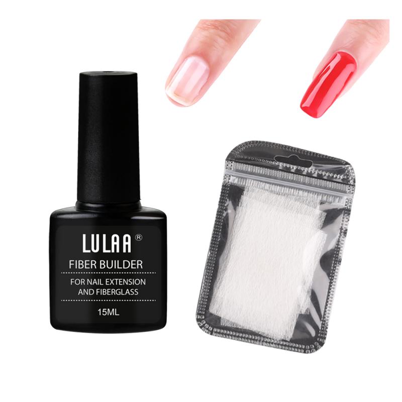 Nail Tech Pro Kit — UV LED Lamp, Builder Gel & Fiber Gel Extension Set — Prime Trend Market