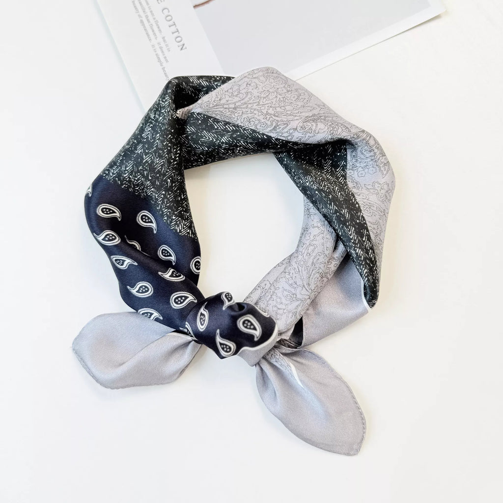 Printed Mulberry Silk Square Scarf