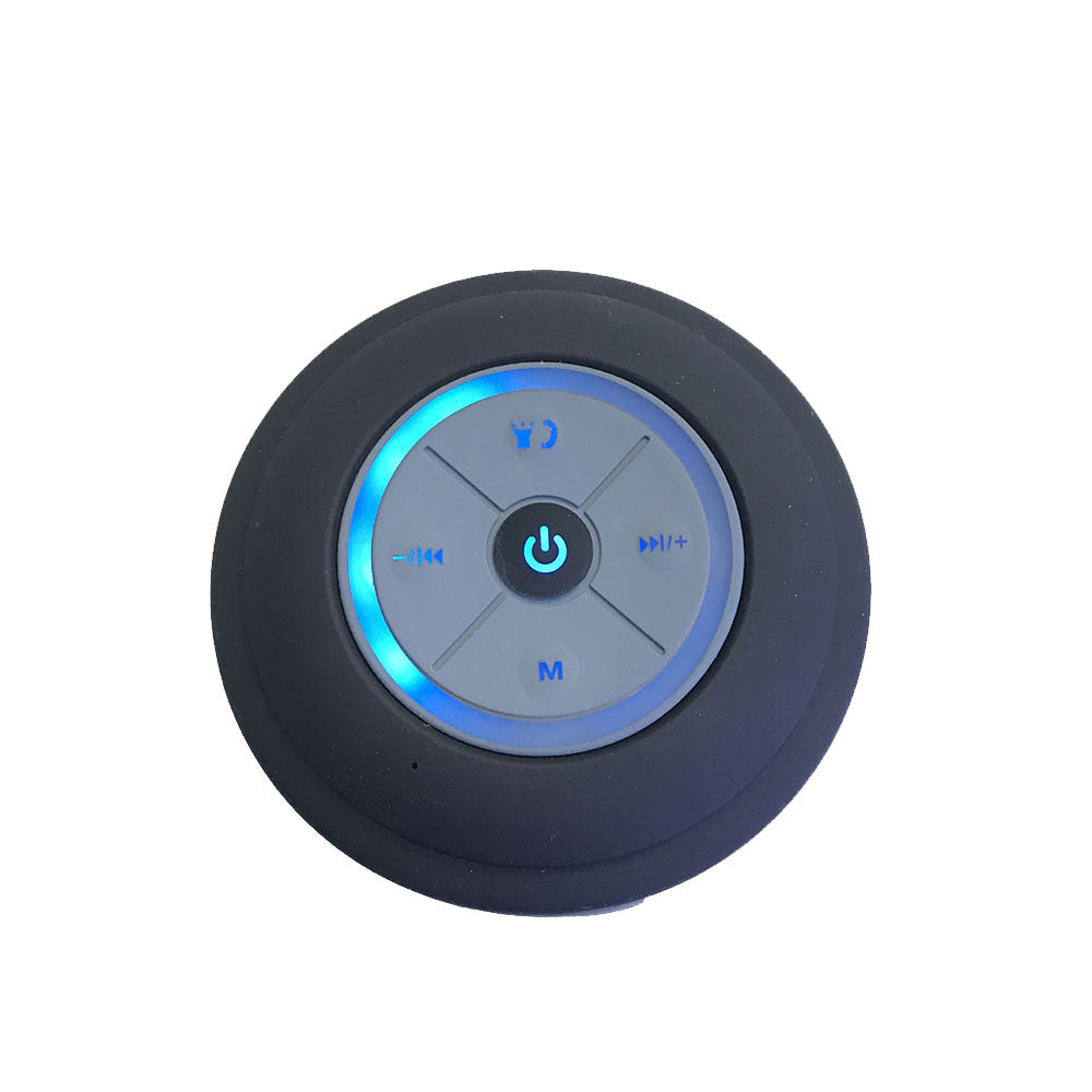 Waterproof Suction Cup Bluetooth Speaker — Shower & Outdoor Mini Speaker, BT 4.0, FM Radio, 5 Colors — Prime Trend Market