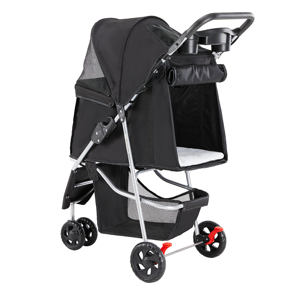Luxury Pet Stroller Cart for Cats & Dogs — Foldable, All-Terrain, Breathable — Prime Trend Market