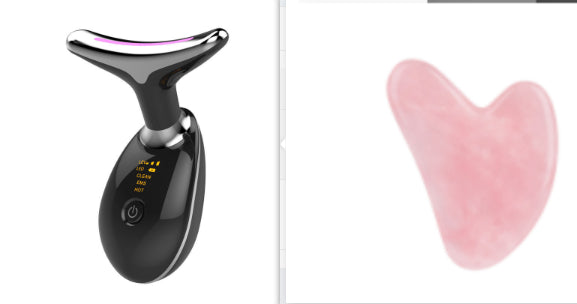 Luxury EMS Thermal Neck Lifting & Tightening Massager — Microcurrent Skin Renewal & 3-Color LED Photon Therapy — Eliza & Tuan
