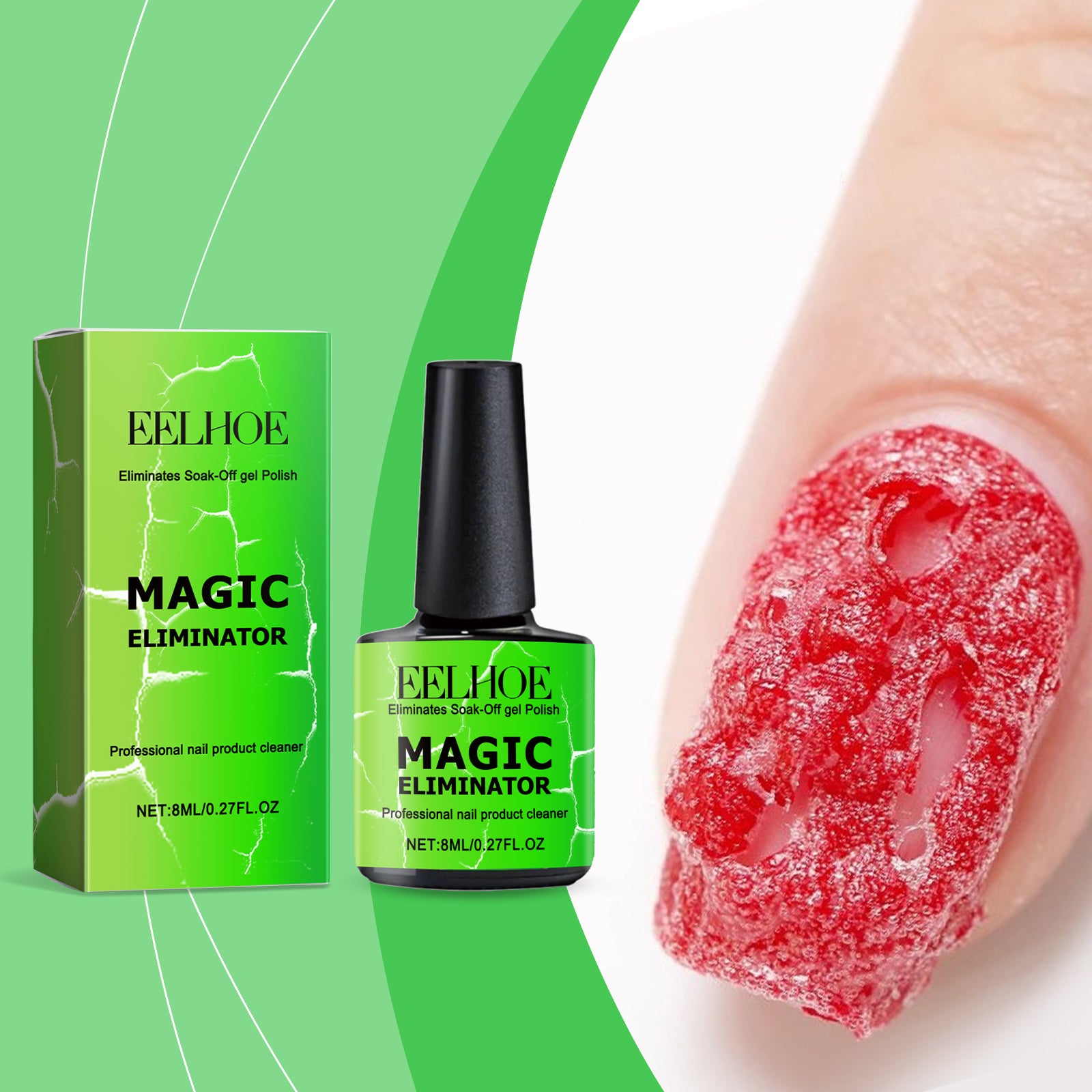 Gentle Nail Polish Remover Solution – Fast-Acting, Moisturizing Formula (8ml) — Prime Trend Market