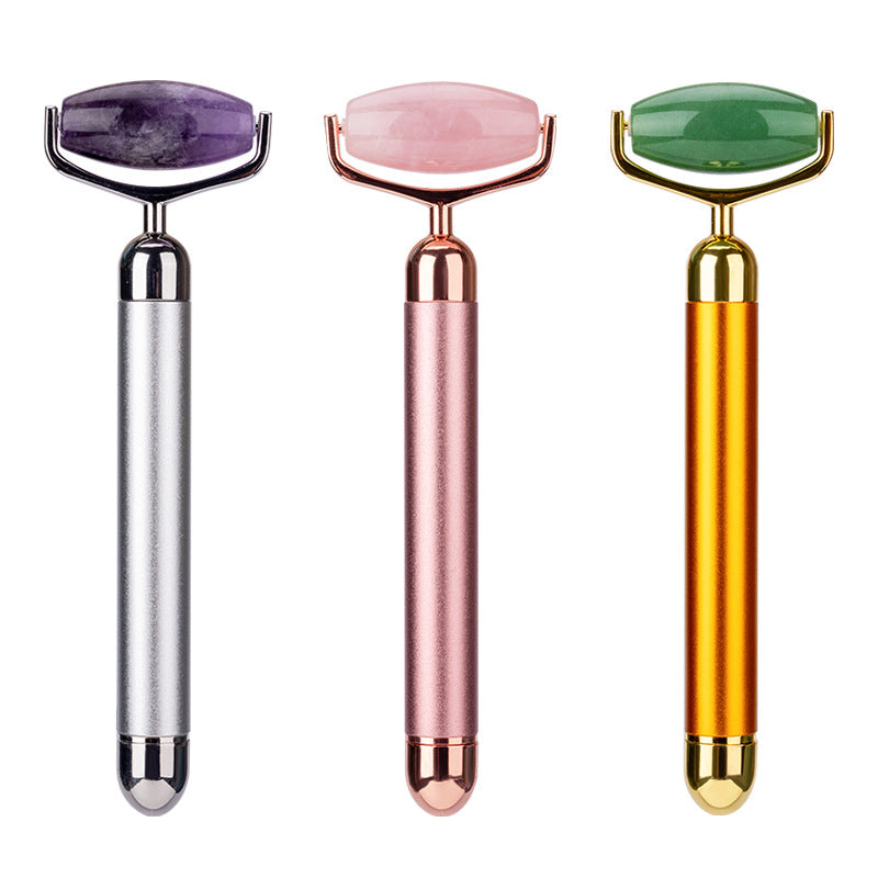 Luxury Electric Jade Face Roller — Vibrating Jade Beauty Stick for Face Lifting & Glow — Prime Trend Market