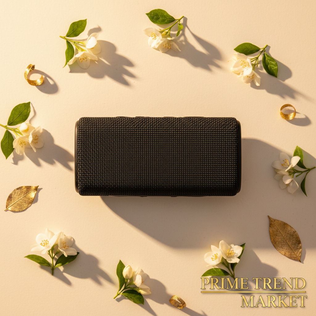 Fabric Waterproof Bluetooth Speaker — IPX4, TWS Stereo, 12H Battery & 20M Range — Eliza & Tuan