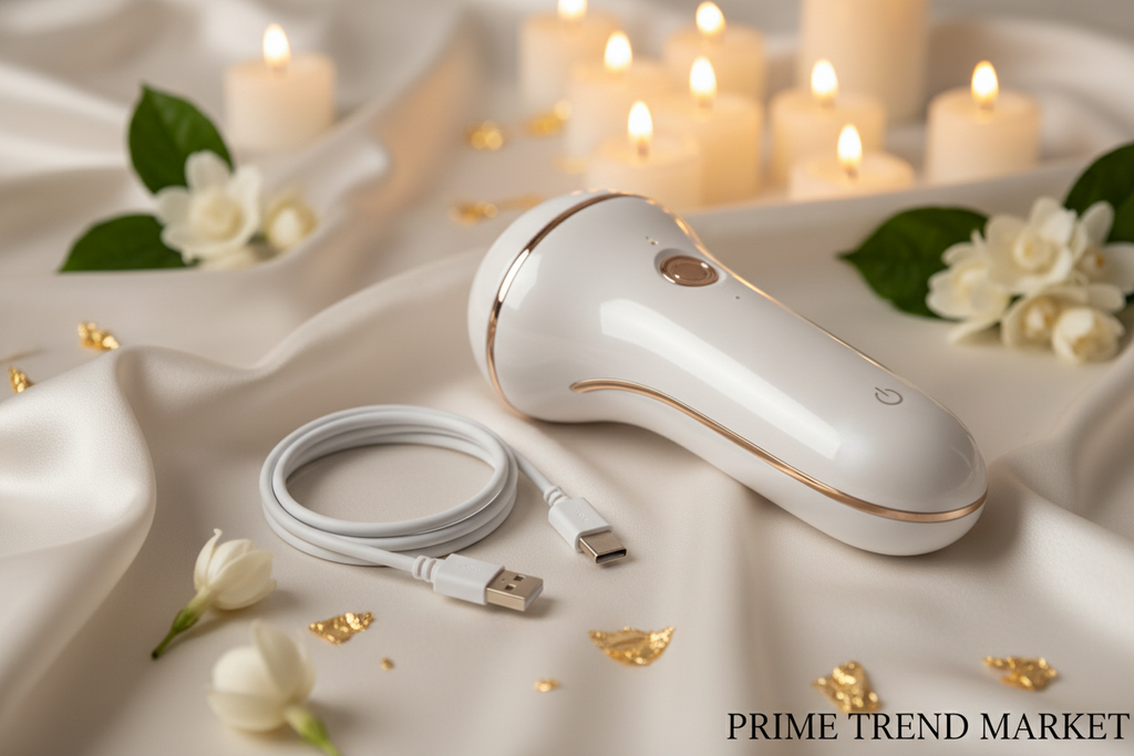 Luxury Home Facial Beauty Device — LED Light Therapy, Skin Renewal & Rejuvenation Tool — Eliza & Tuan