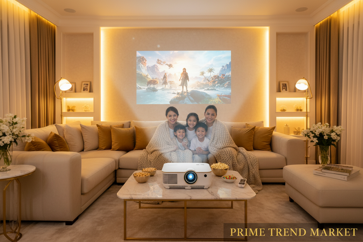 CinemaVision™ HD WiFi Mini Projector — Smart Home Cinema & Projection System — Prime Trend Market