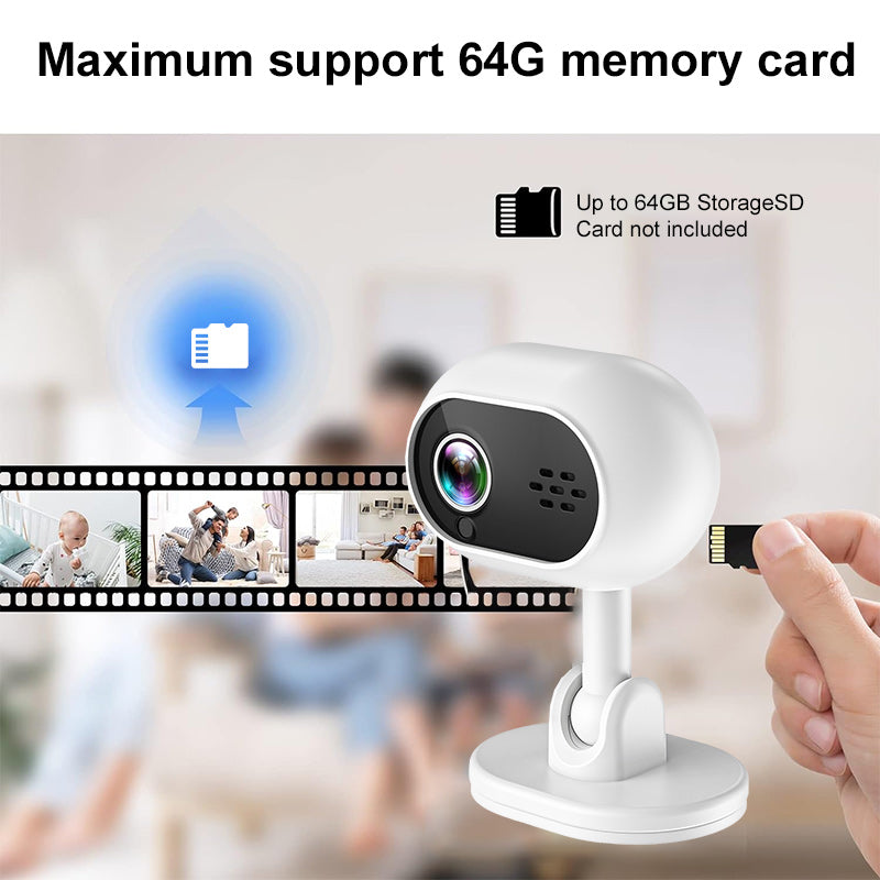 Luxury GuardView 1080P HD WiFi Mini Camera — Night Vision Home & Pet Monitor — Prime Trend Market