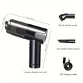 Wireless Car & Home Handheld Vacuum Cleaner – USB Rechargeable, Portable Mini | Silver — Eliza & Tuan