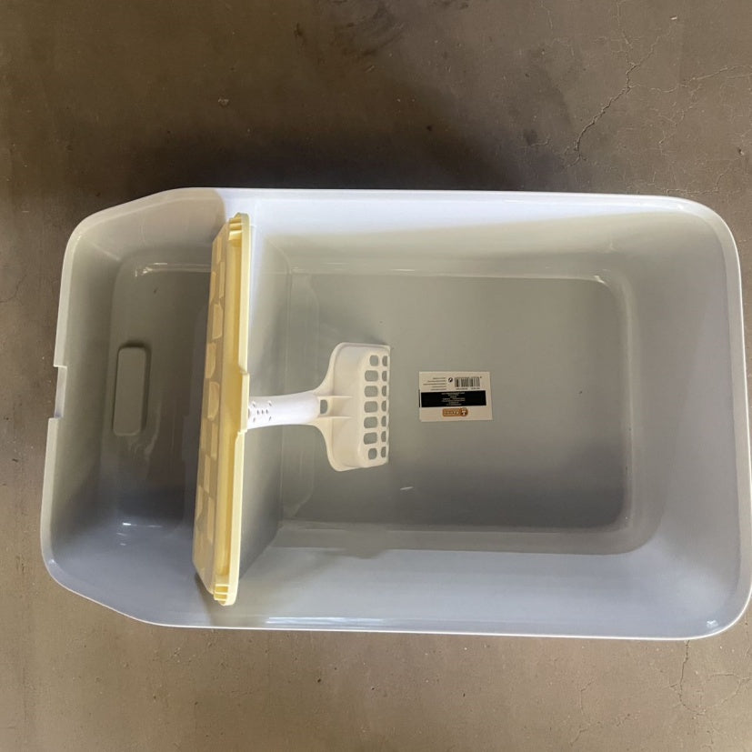Premium Small Square Cat Litter Box — Modern Minimalist Design, Easy Clean, Fast Shipping — Prime Trend Market