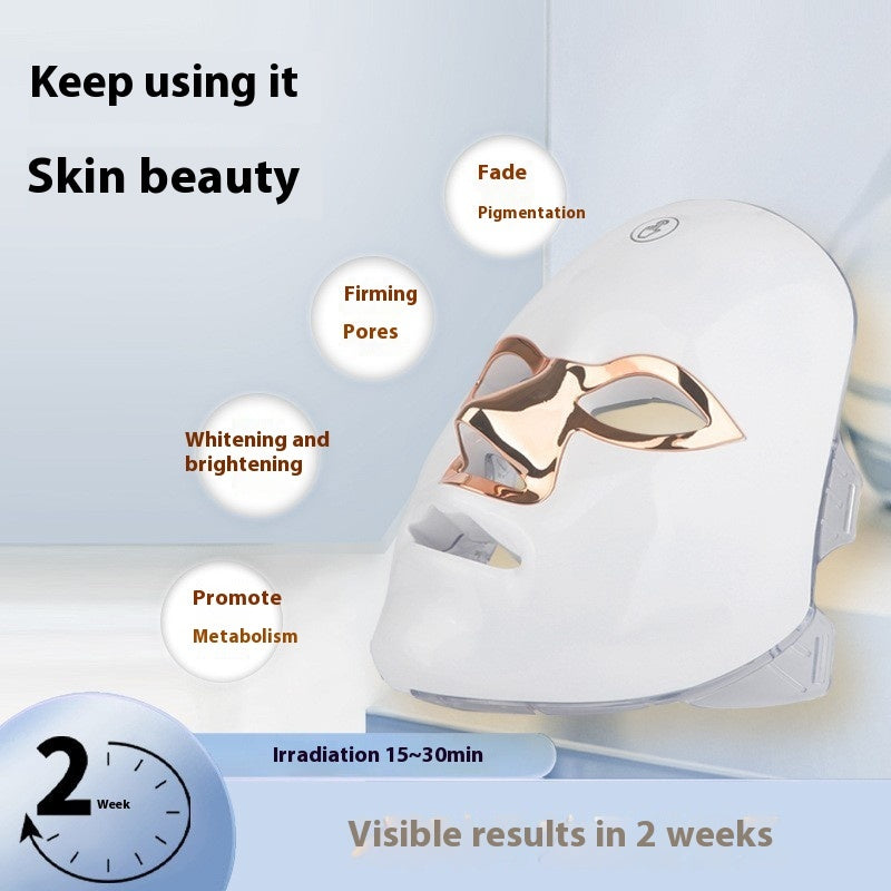 7-Color LED Light Therapy Face Mask | Rechargeable Photorejuvenation Beauty Instrument — Prime Trend Market