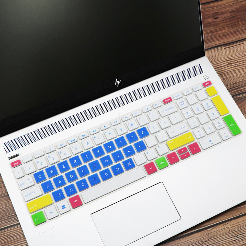 15.6" Laptop Keyboard Cover Protector | Silicone Film | 20+ Colors | Dust & Spill Protection — Eliza & Tuan