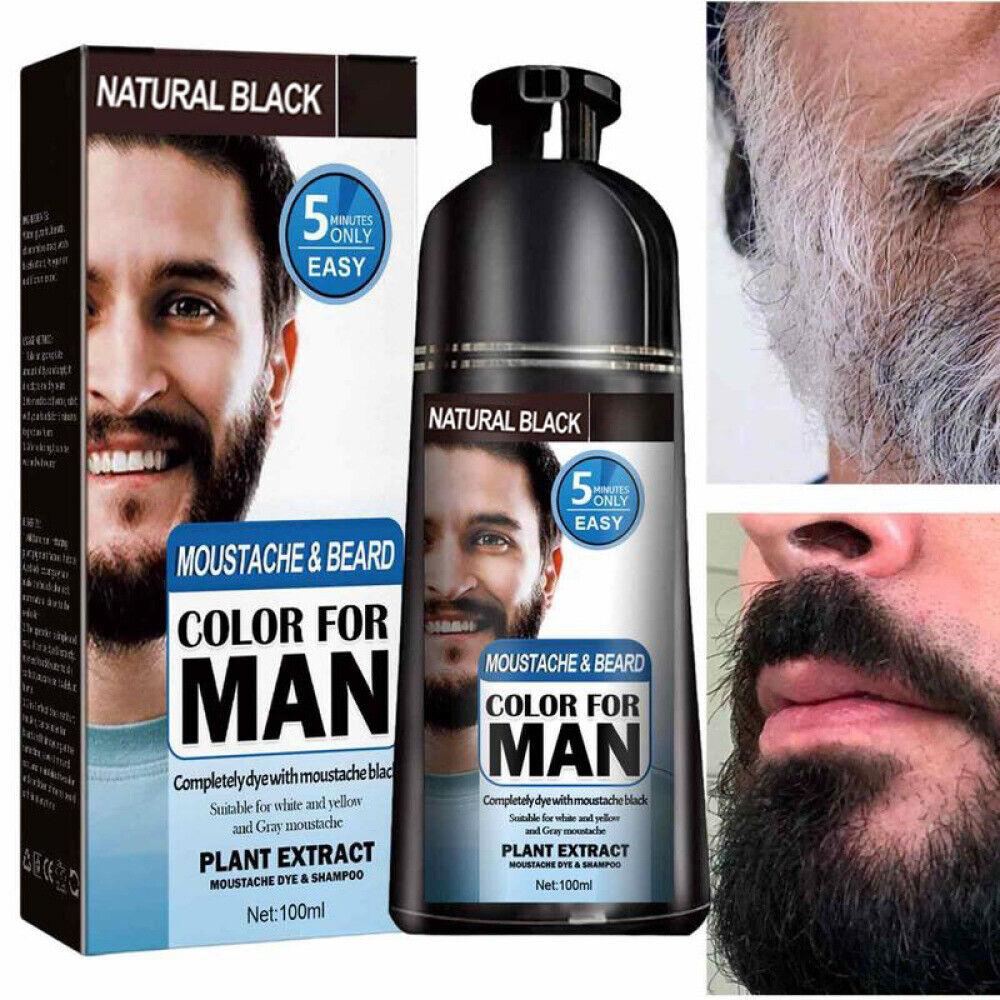 Beard & Hair Color Shampoo for Men | Natural Permanent Dye, Colors in Minutes, Long Lasting | 200ml — Prime Trend Market