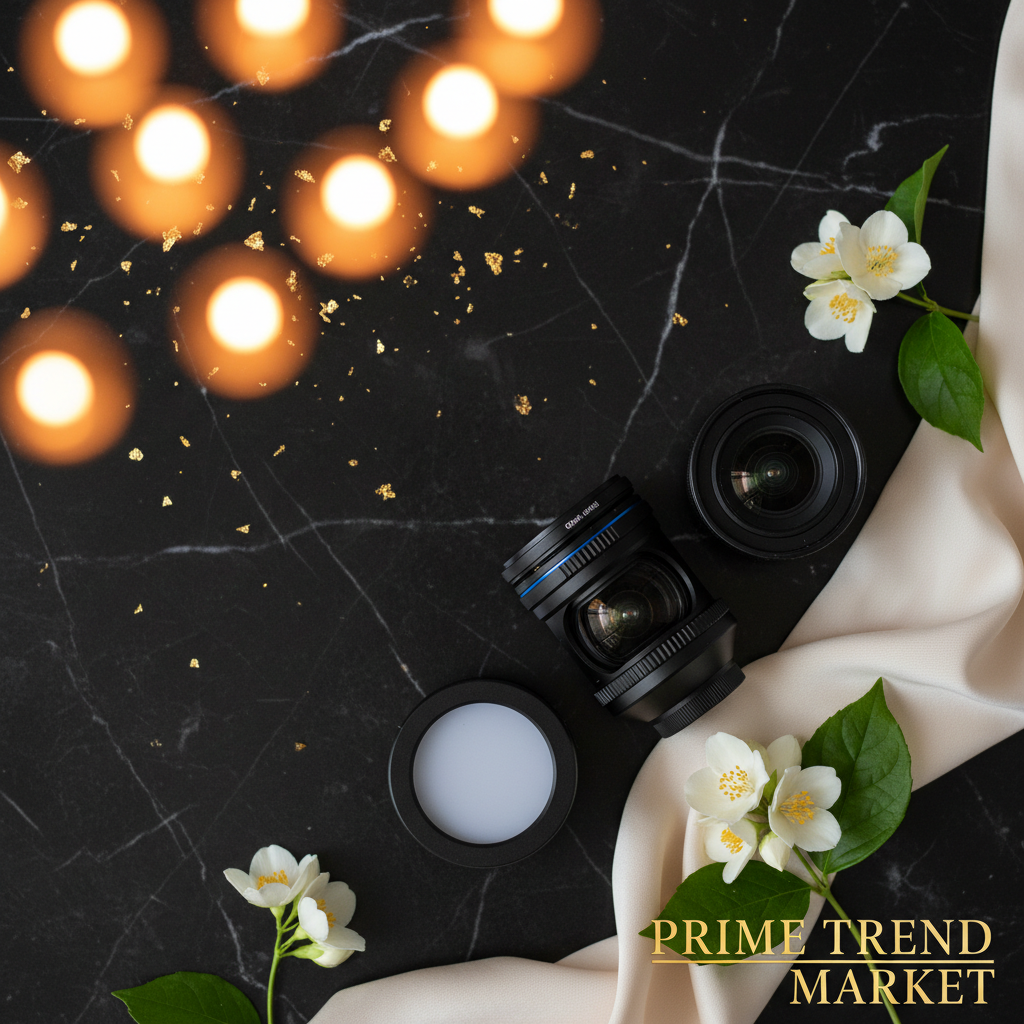 Luxury Pro Creator Smartphone Lens Kit with LED Fill Light — Wide Angle, Macro & Fisheye | 4K HD — Prime Trend Market