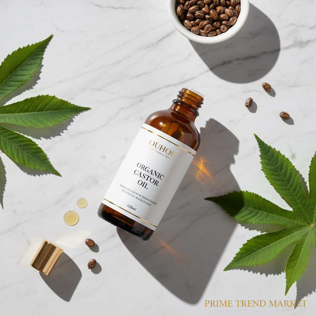 Organic Castor Oil — Hair, Eyebrows, Eyelashes & Skin Moisturizer | 100ml — Prime Trend Market