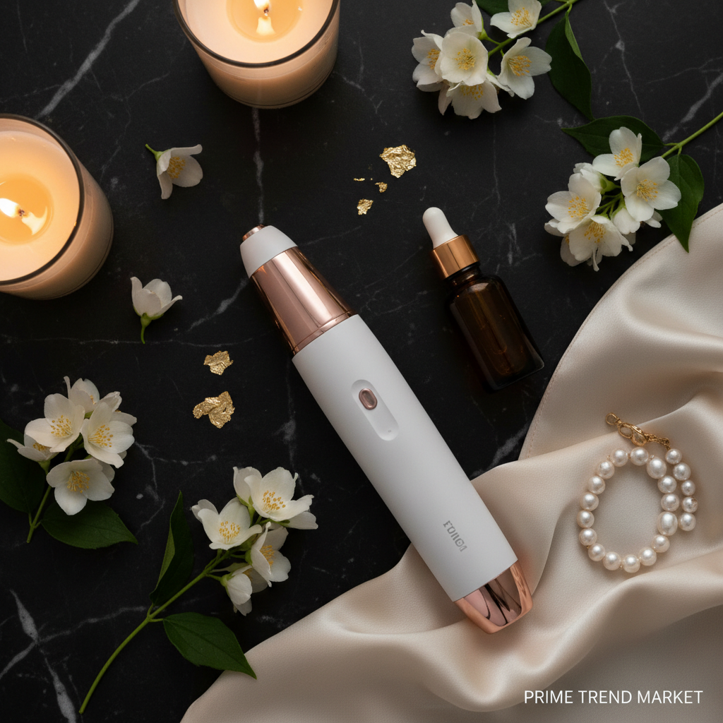 6-in-1 RF Mesotherapy Beauty Pen | EMS LED Eye & Face Lifting Wand — Prime Trend Market