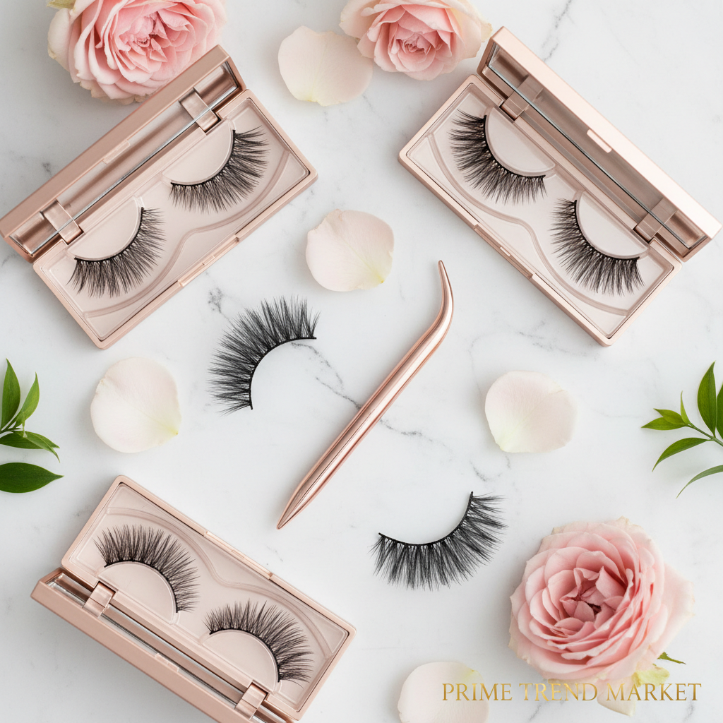 Magnetic False Eyelashes — No Glue, Easy Application | Reusable Natural Look Lashes — Prime Trend Market
