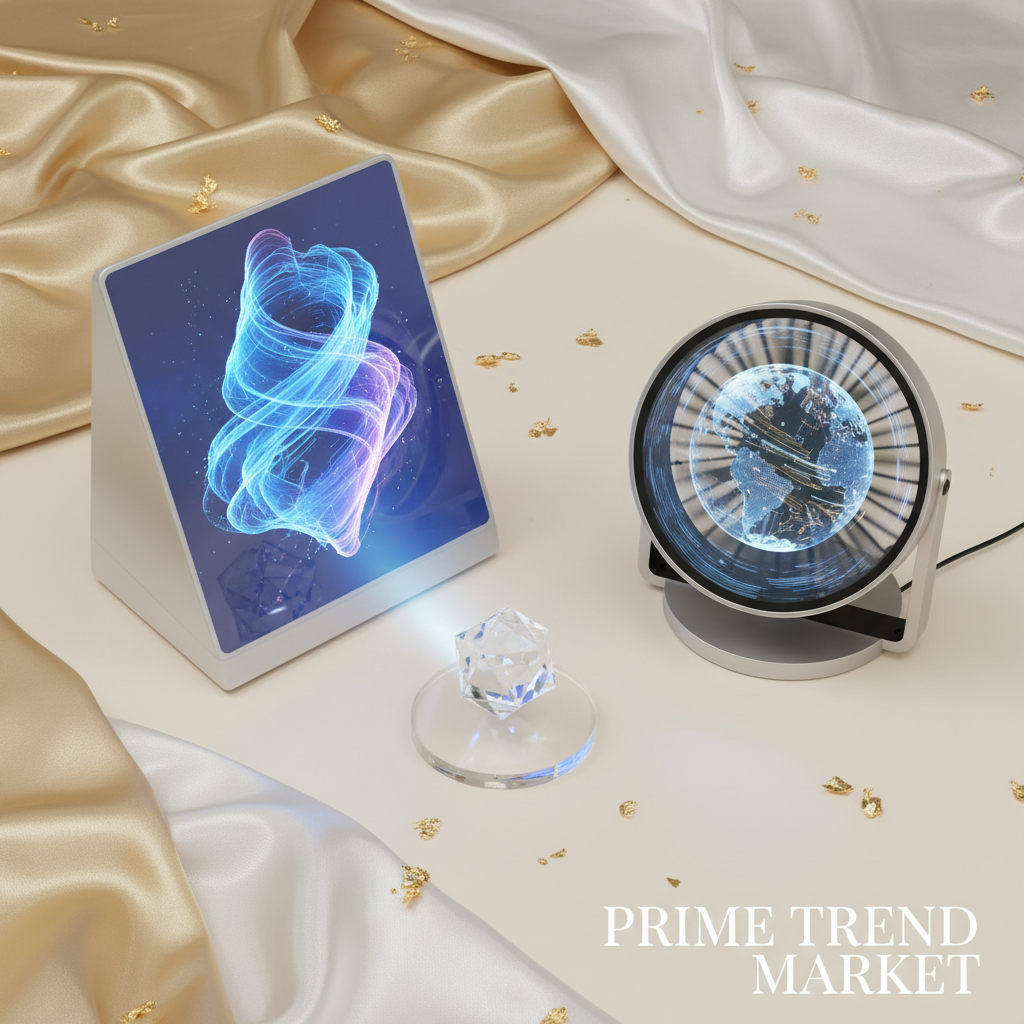 Large Hologram Pro Bundle | Large Format Hologram Display + Transparent Mini Hologram + 3D Hologram Fan — Prime Trend Market