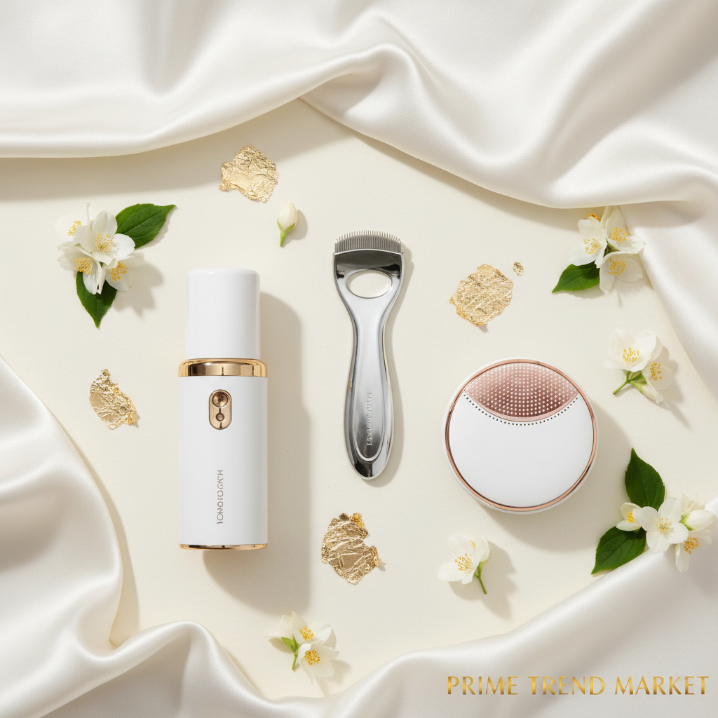 Skin Prep Ritual Kit | NanoMist™ Sprayer + Ultrasonic Scrubber + Sonic Cleansing Brush — Prime Trend Market