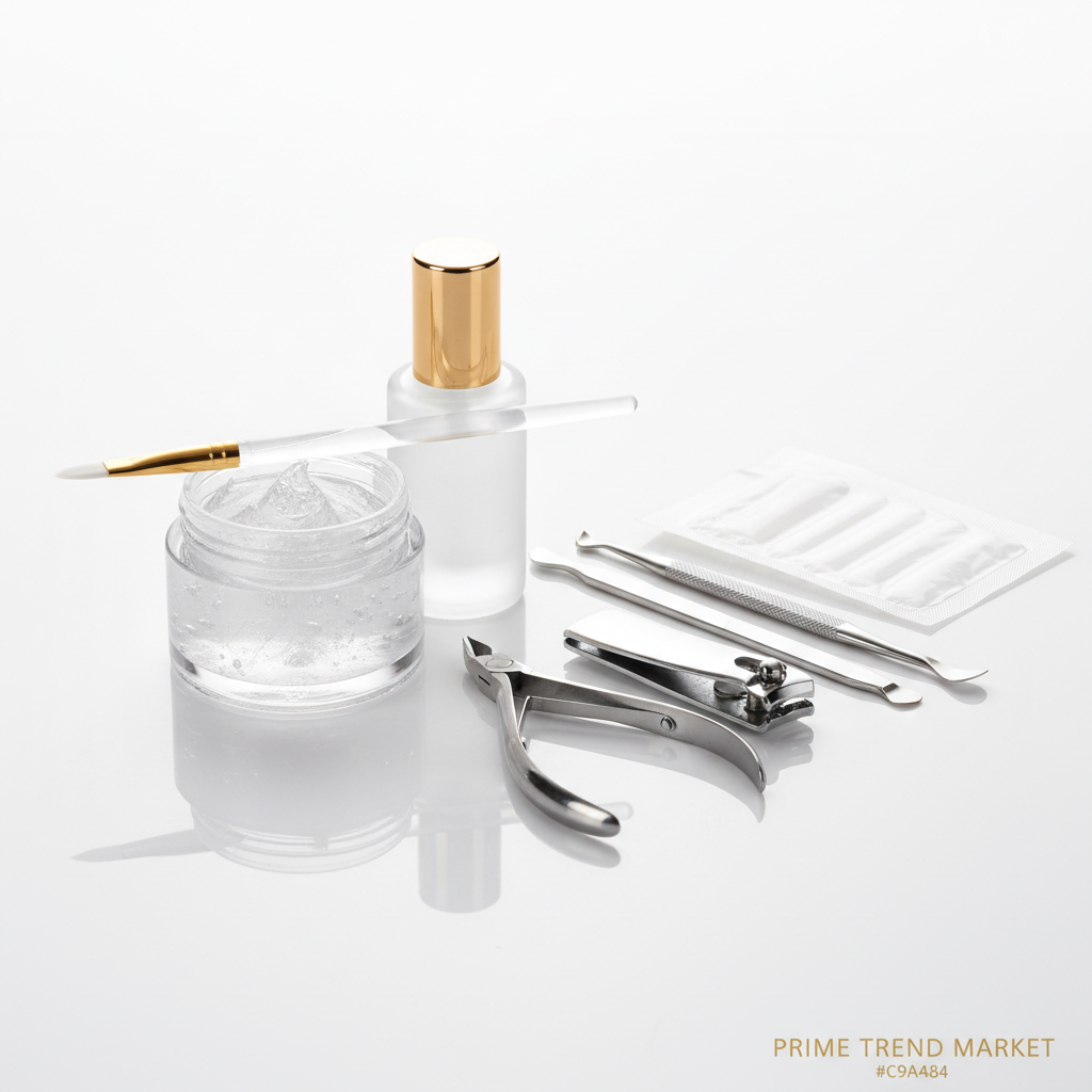 Nail Extension Fiber Gel Set — Paper-Free Fiberglass Builder Kit
