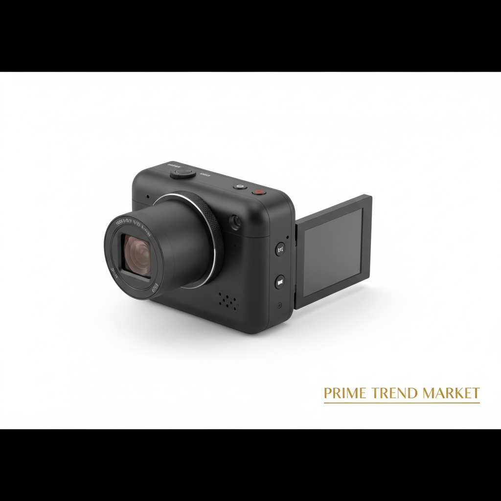 Luxury 270° Rotating Vlog Camera — 1080P HD, 16x Zoom, Built-in Fill Light & Selfie Mode - Prime Trend Market