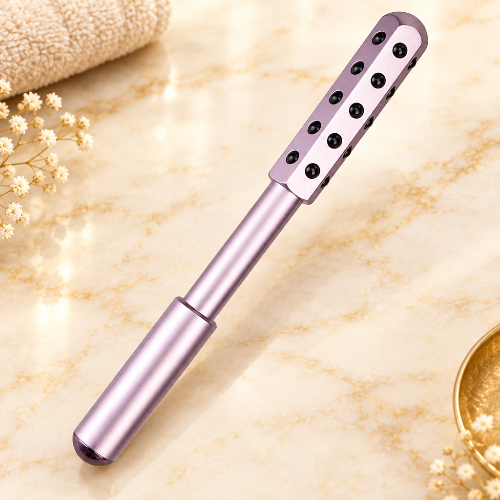 30 Germanium Stone Beauty Wand | Anti-Wrinkle Face Lift Roller Massage Stick
