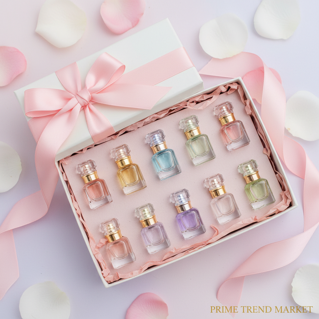 6pcs Women's Eau de Parfum Spray Travel Set — 6 Long-Lasting Scents | Holiday Gift Set | 1.18 fl oz Each — Prime Trend Market