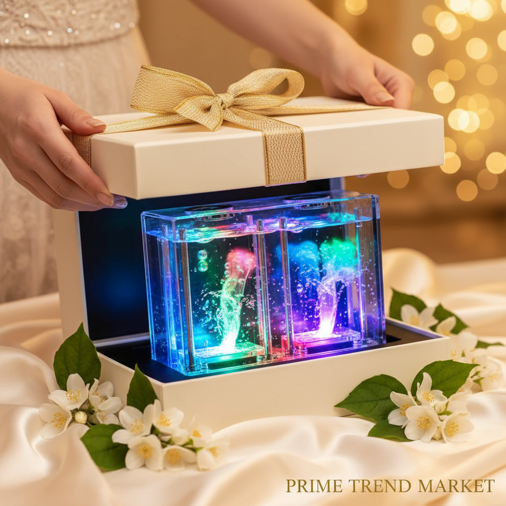 Dancing Water LED Speaker — Color-Synced Fountain Lights & 3D Surround Sound — Prime Trend Market