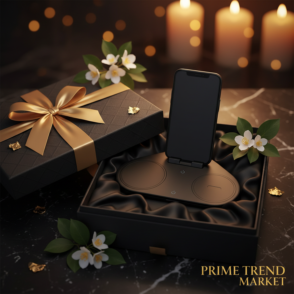 Desktop 3-in-1 Wireless Charger Station — iPhone, Apple Watch & AirPods — Prime Trend Market