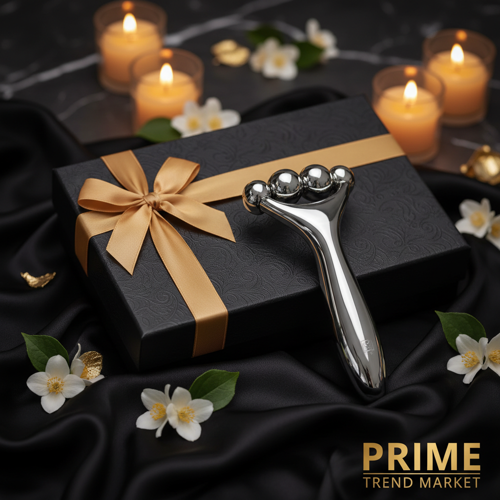 5-in-1 Micro Current Facial Lifting Roller — EMS V-Face Tightening & Rejuvenation Beauty Device — Eliza & Tuan