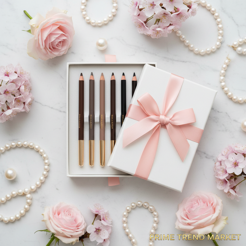 Waterproof Eyebrow Pencil — Micro Precision, Long-Lasting | 4 Shades + Set — Prime Trend Market