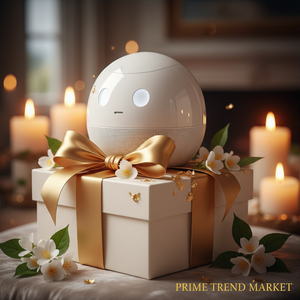 AI Robot Smart Speaker – Voice Assistant & 360° Surround Sound — Prime Trend Market