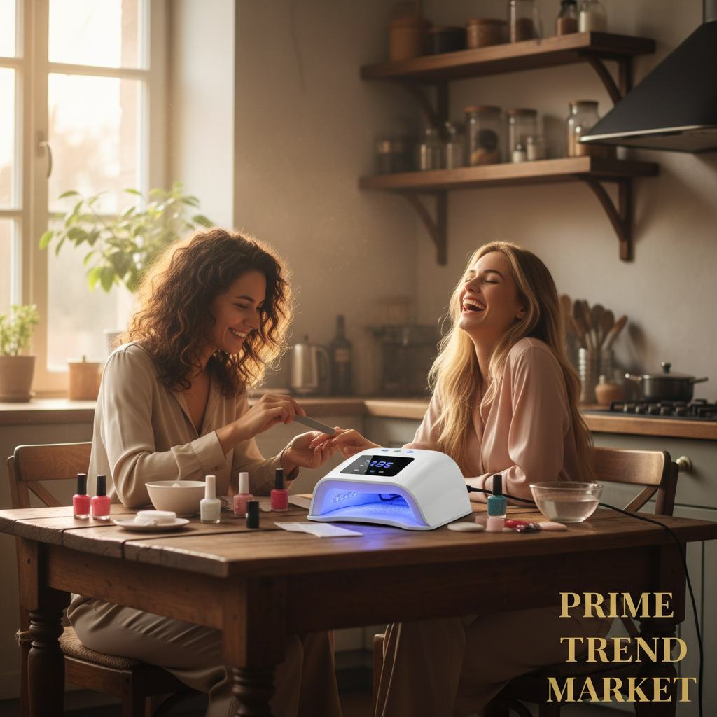 UV LED Nail Lamp – 45 Beads, 4 Timer Settings, LCD Display & Auto Sensor — Prime Trend Market