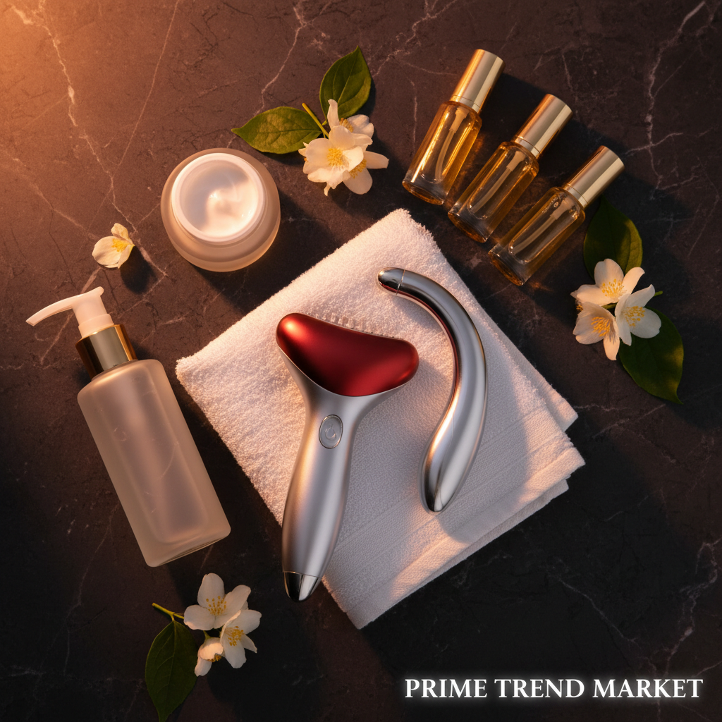 Glow & Lift Duo Bundle | IFT Red Light Face & Neck Lifting Massager + EMS Microcurrent Facial Wand — Prime Trend Market