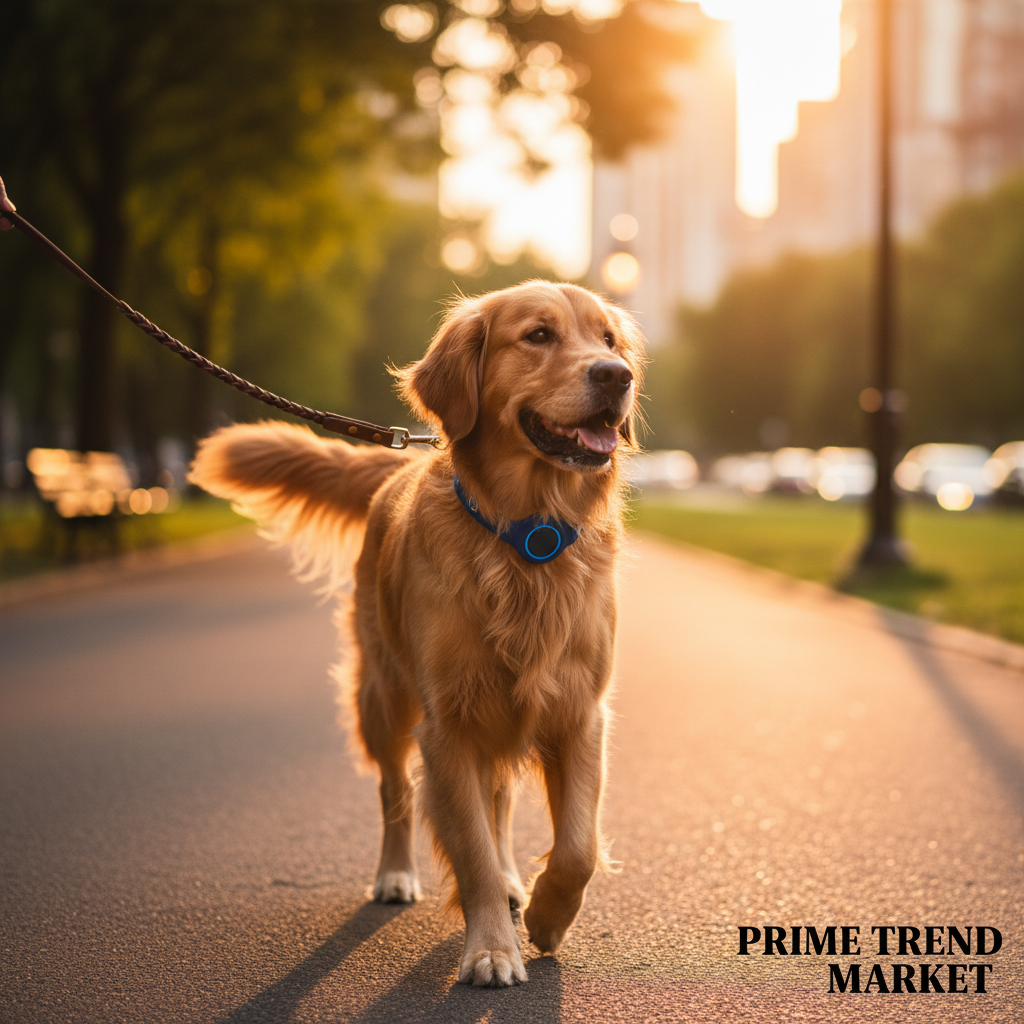 Luxury AirTag Pet Collar Holder — Universal Anti-Lost Silicone Tracker Cover for Cats & Dogs — Prime Trend Market