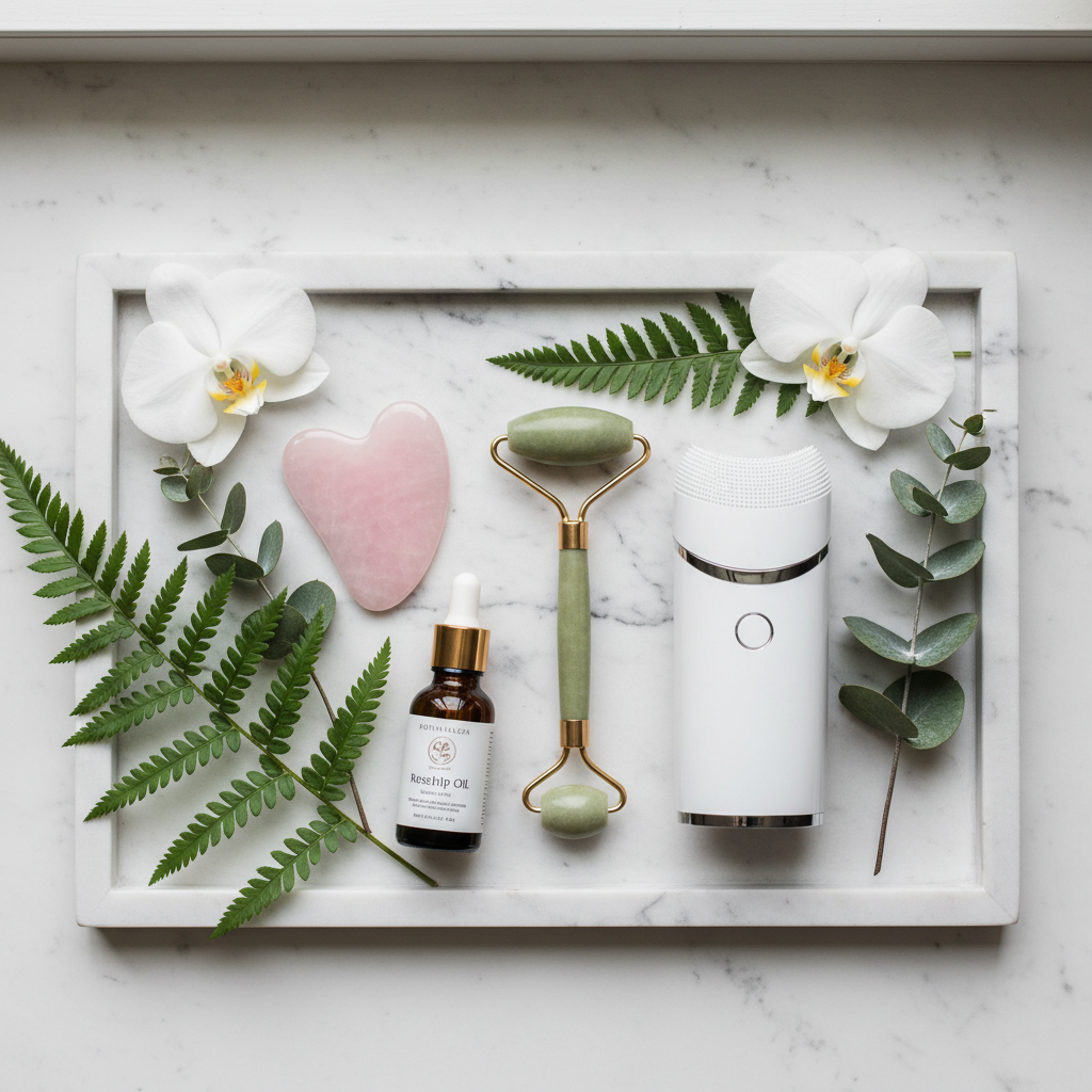 Gua Sha Flat Lay