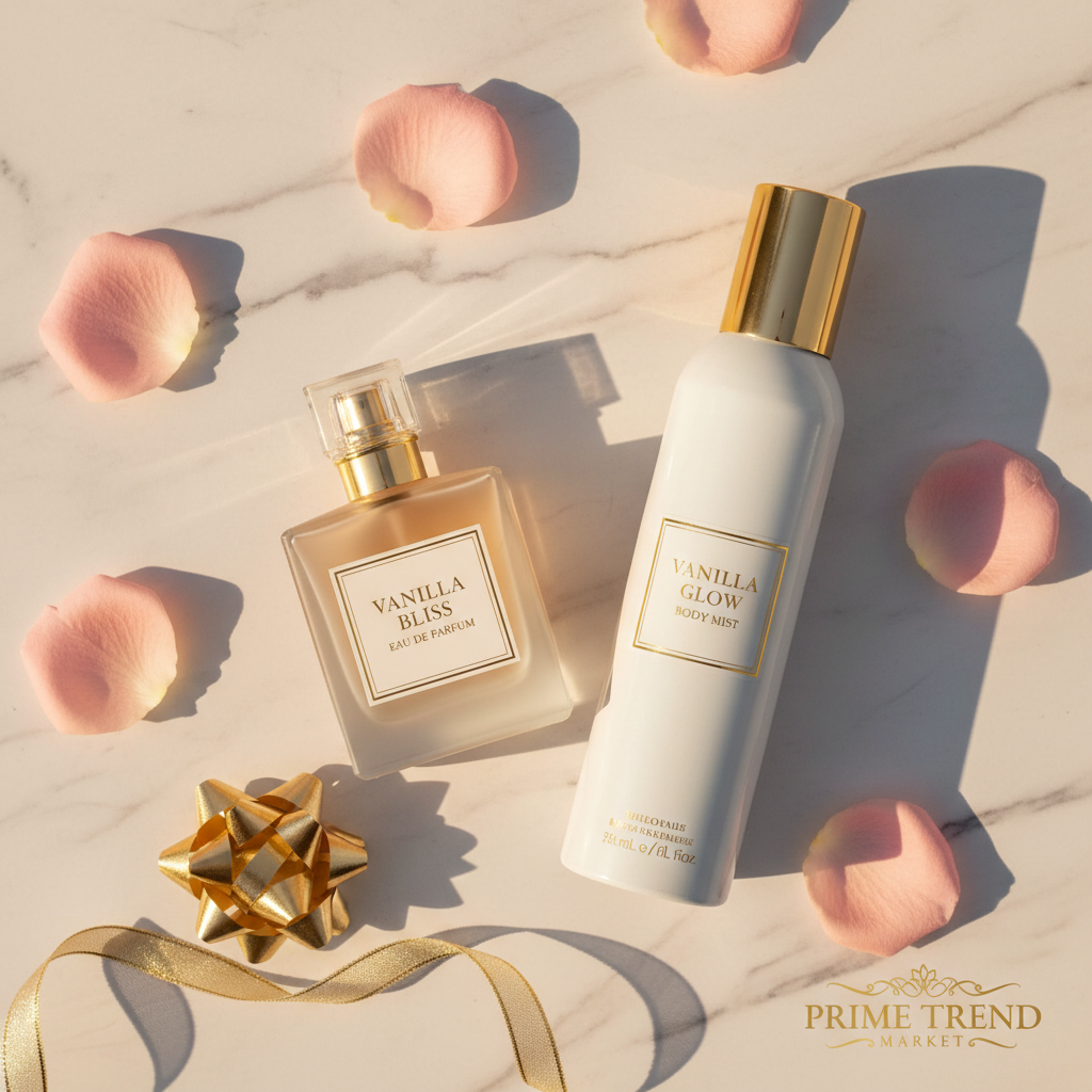 Her Signature Fragrance Gift Set | Roxelis Vanilla EDP + Vanilla Body Mist — Prime Trend Market