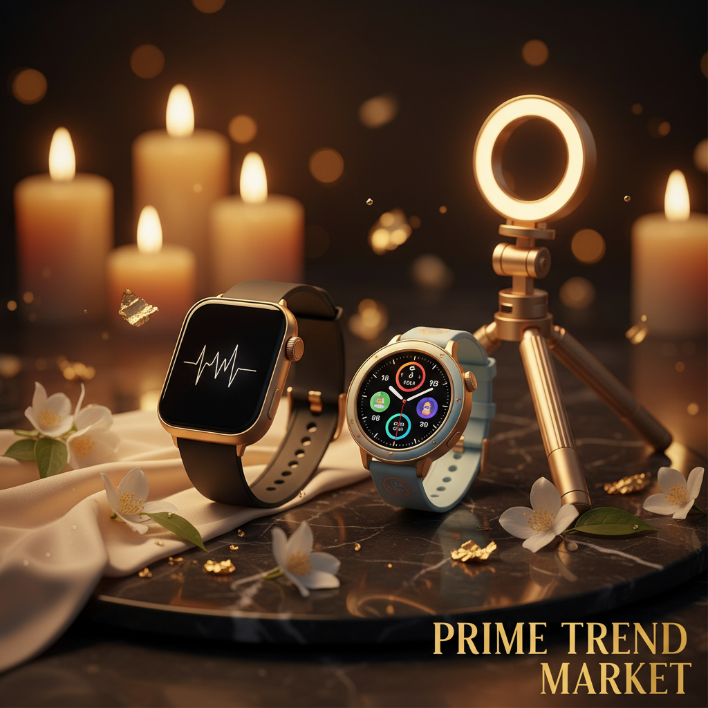Smart Wellness Kit | AI Health Watch + Kids Smart Watch + Selfie Stick Tripod — Prime Trend Market