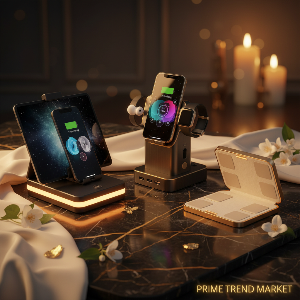 Ultimate Wireless Charging Bundle | 7-in-1 Station + 4-in-1 RGB Station + Folding 3-in-1 Charger — Prime Trend Market