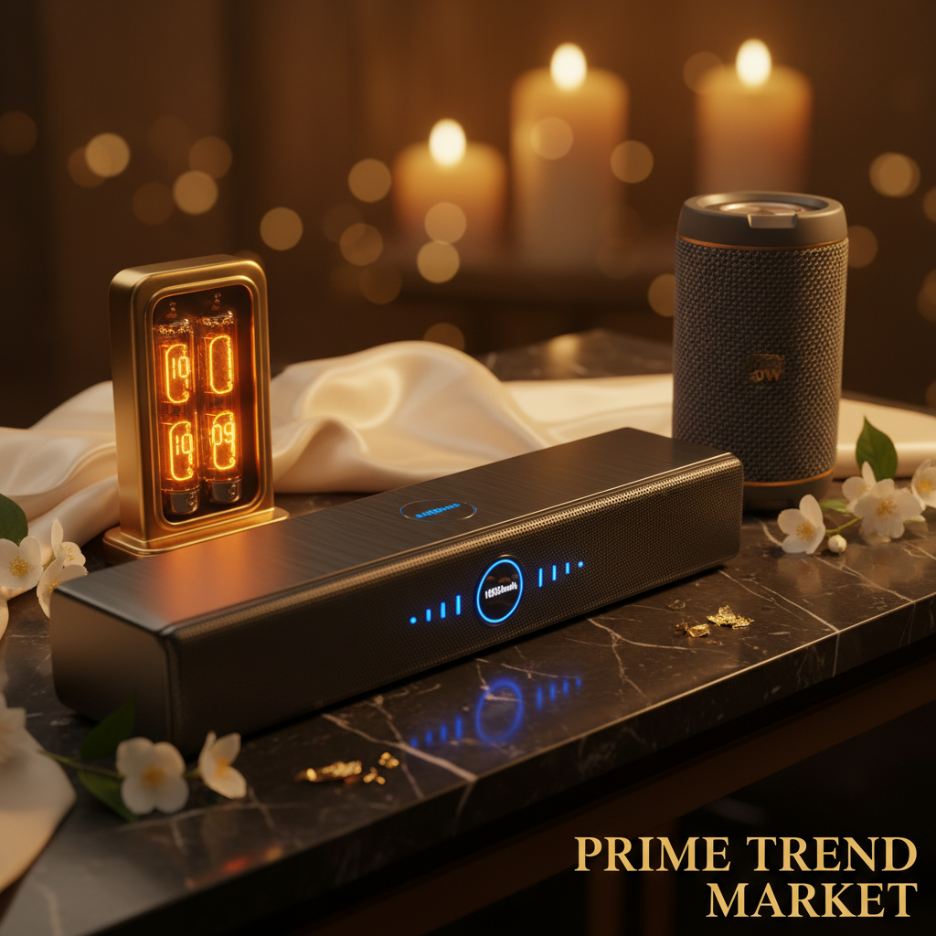 Premium Audio Bundle | 18000mAh Soundbar + Nixie Tube Speaker + 30W Outdoor Speaker — Eliza & Tuan
