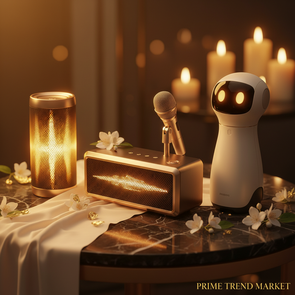 Home Karaoke Bundle | Karaoke Speaker + RGB Party Speaker + AI Robot Smart Speaker — Prime Trend Market