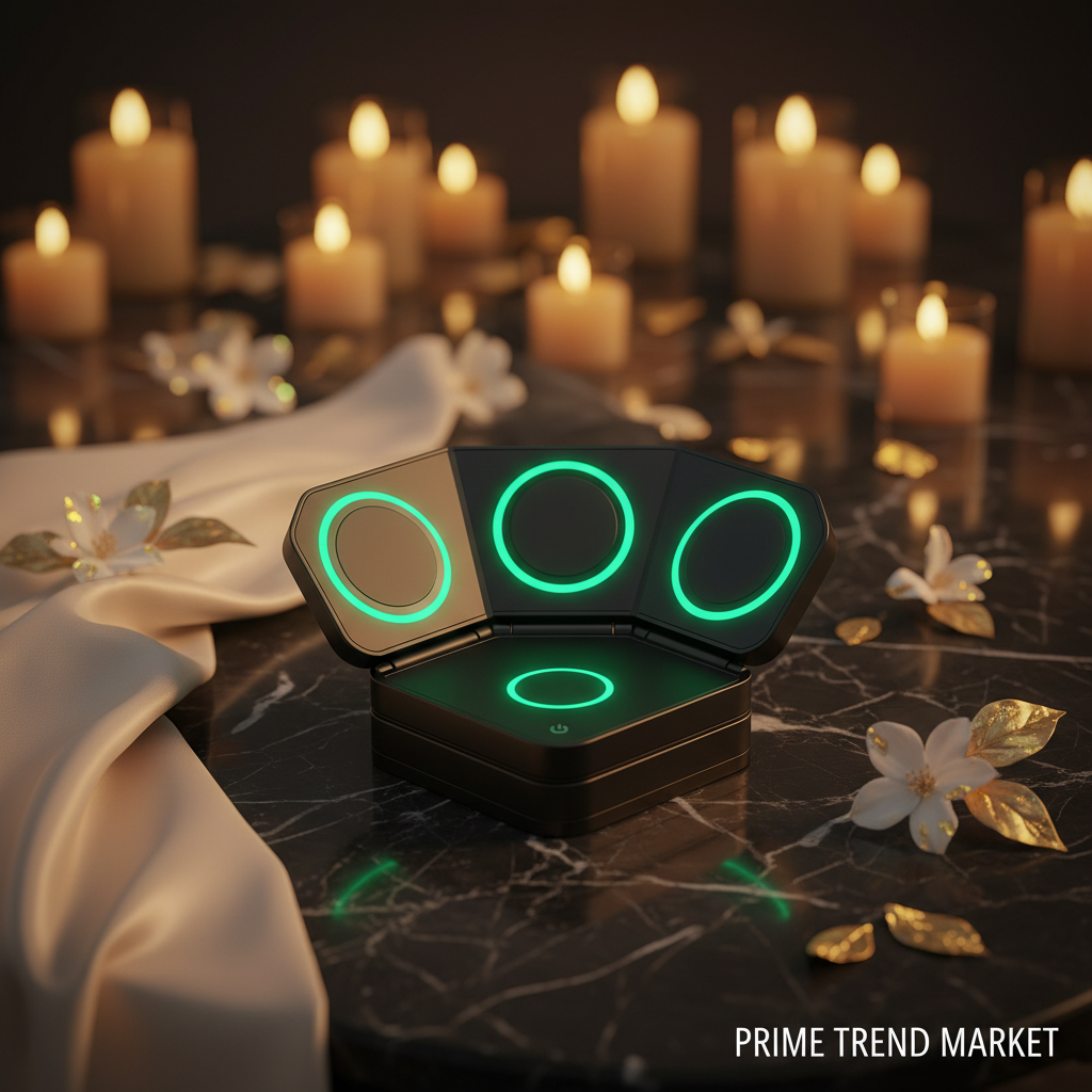Magnetic 3-in-1 Foldable Wireless Charger — iPhone, Apple Watch & AirPods — Prime Trend Market