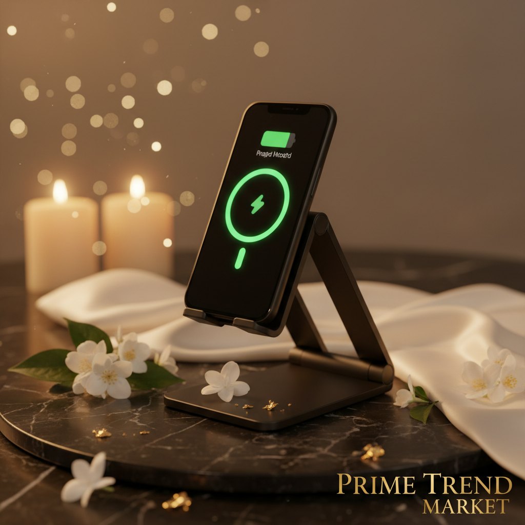 Foldable 3-in-1 Magnetic Wireless Charger Stand — iPhone, Apple Watch & AirPods — Prime Trend Market