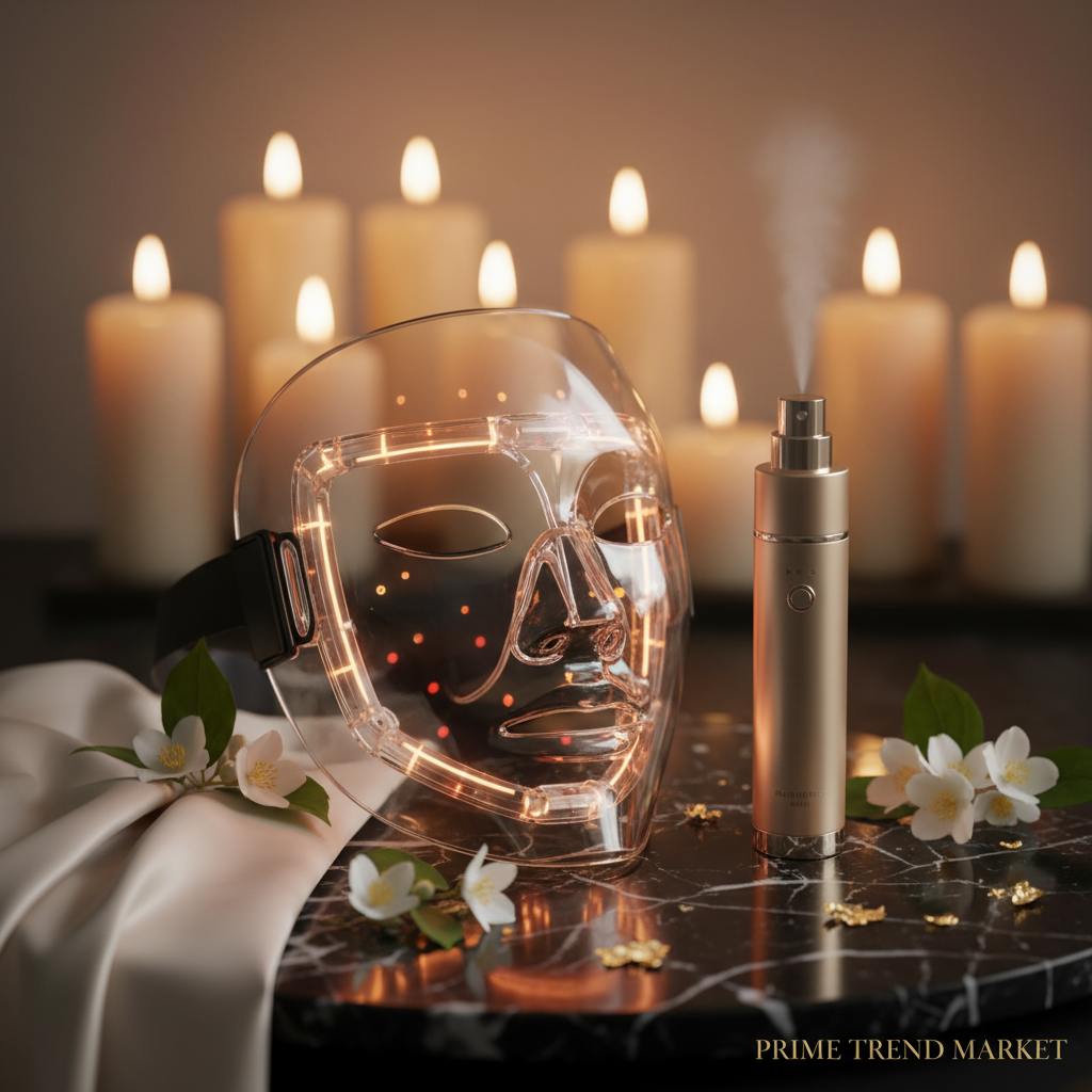 Glow Starter Kit | LED Mask + Nano Mist Sprayer — Prime Trend Market