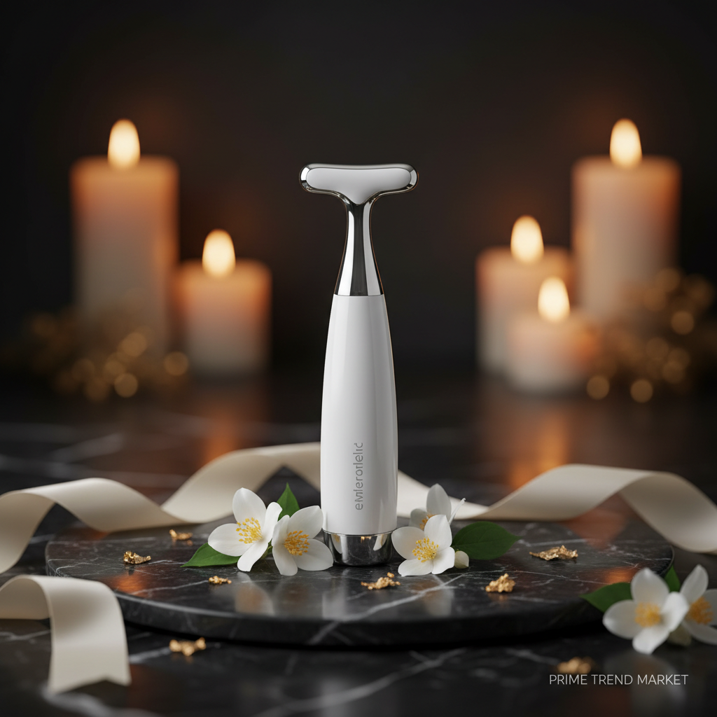 EMS Thermal Neck & Face Lifting Massager | LED Photon Microcurrent Wrinkle Remover — Prime Trend Market