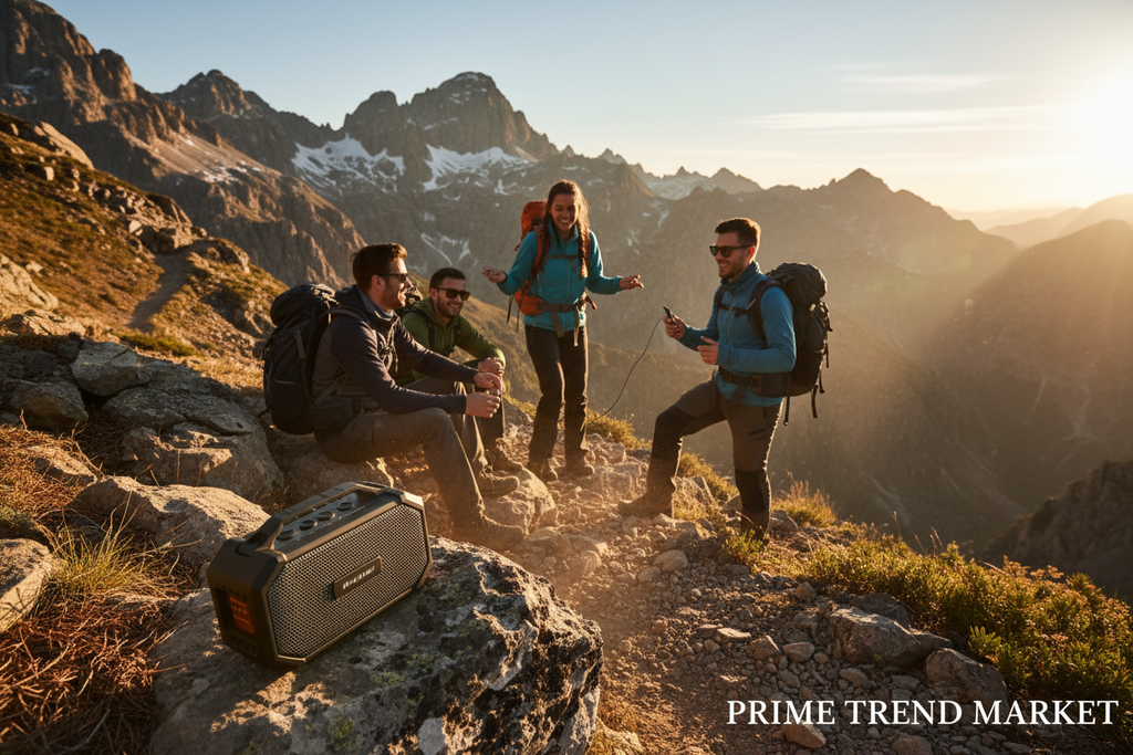 Outdoor Adventure Speaker Bundle | 30W HIFI Speaker + 4-in-1 LED Flame Speaker + Floating Speaker — Eliza & Tuan