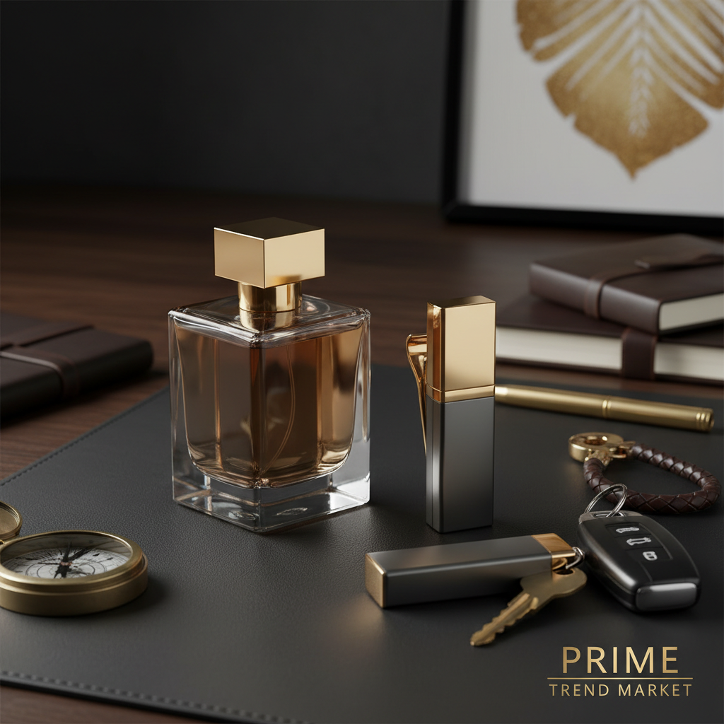 His Desk & Drive Scent Bundle | Men's EDP + Car Vent Aroma Diffuser — Prime Trend Market