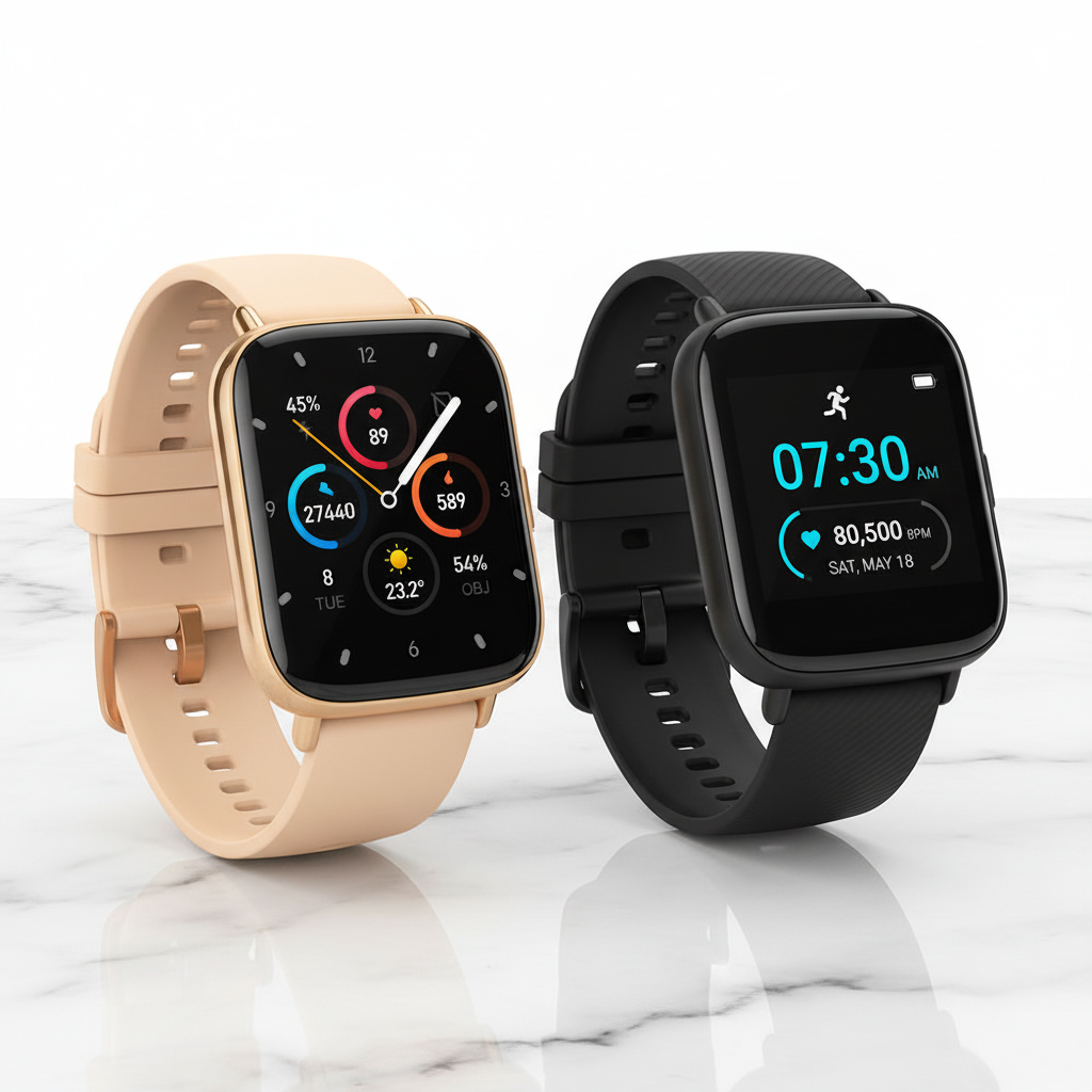 His & Hers Smartwatch - Marble