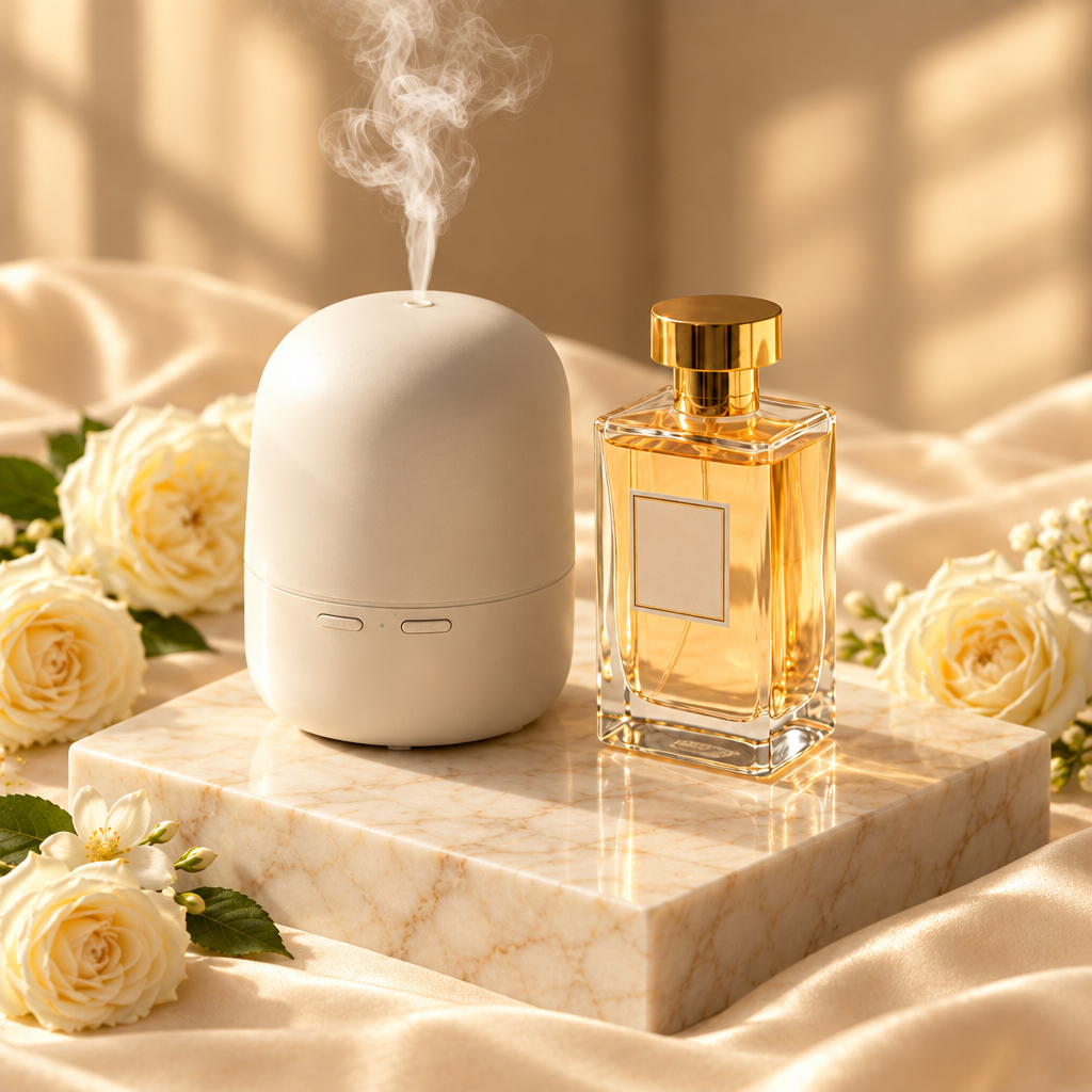 Home & Her Fragrance Bundle | Women's EDP + Hotel Lobby Aroma Diffuser