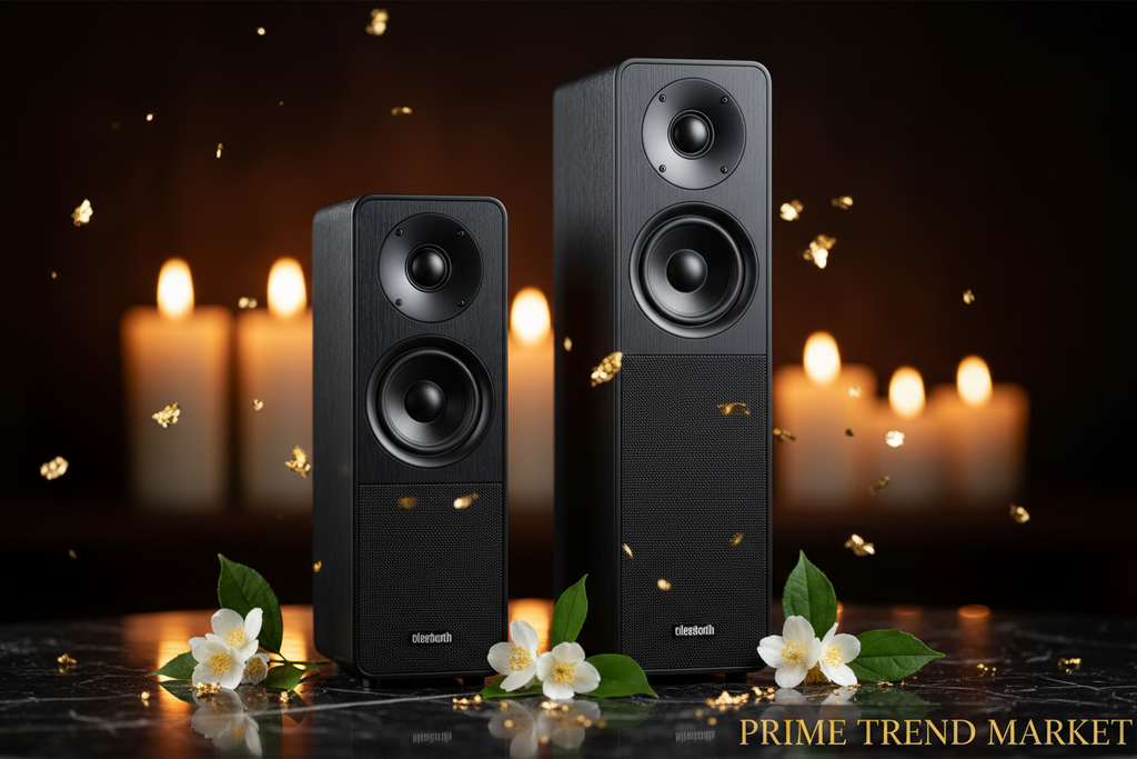 Home Theater Bluetooth Speaker System — 330mm & 550mm, Remote Control, Deep Bass, Black — Eliza & Tuan